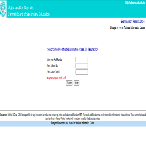 CBSE board class12 exam results published — image 1 of 1