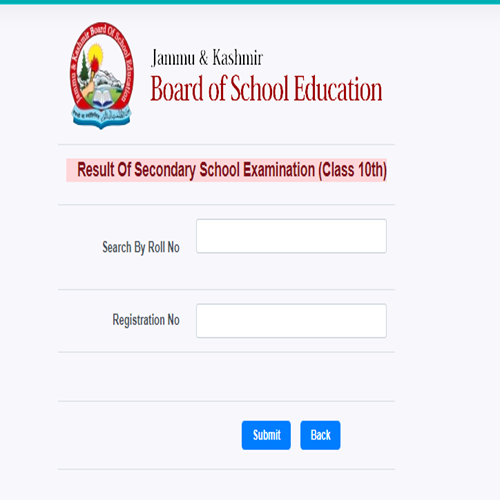 JKBOSE Jammu and Kashmir Board  Class 11 results — image 1 of 1